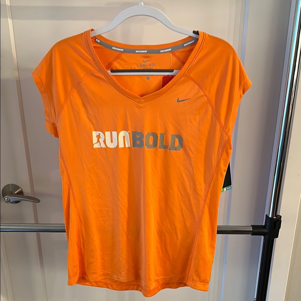Nike Orange Relaxed Short Sleeve T-Shirt
